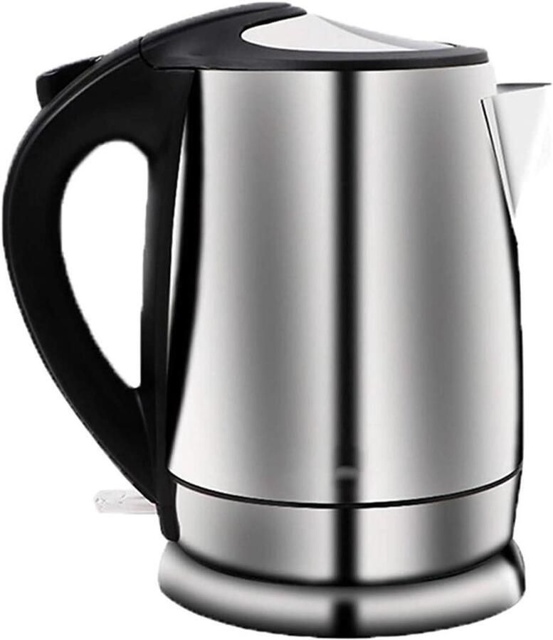 Waterkoker Roestvrij Staal Snelkoker Apparaat Koffie en Thee Stil Kook Proces 2 Liter Capaciteit Zilver