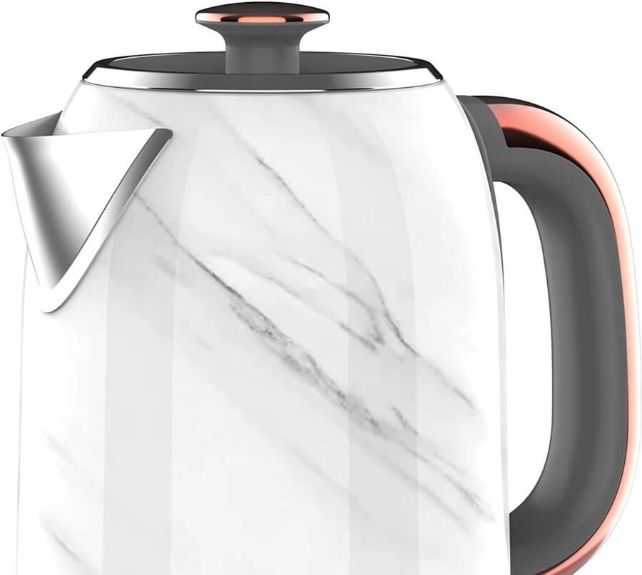 Waterkoker Roestvrij Staal Snelkoker Draadloos Snel Water Koken Automatische Uitschakeling 1.7 Liter Rood