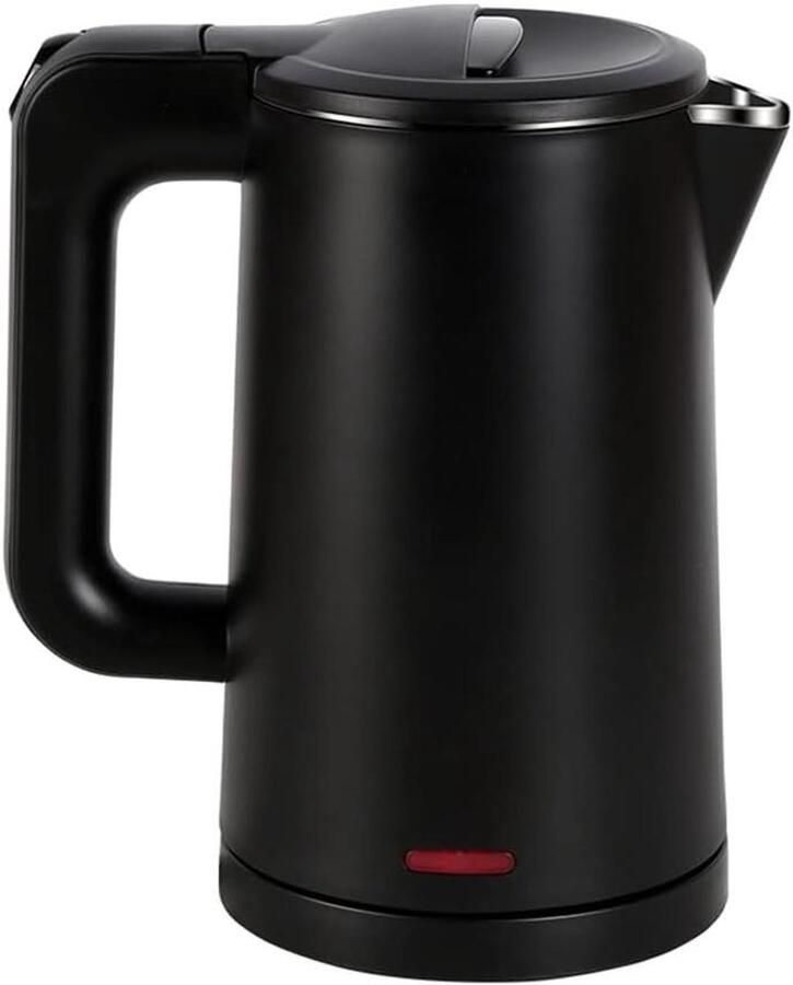 Waterkoker Roestvrij Staal Snelle Koker Snel Water Koken Dubbel Anti-kalk 0.8 Liter Zwart