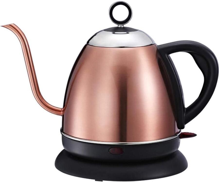 Waterkoker Roestvrij staal Snelle verwarming Automatische uitschakeling Kleine capaciteit Zilver