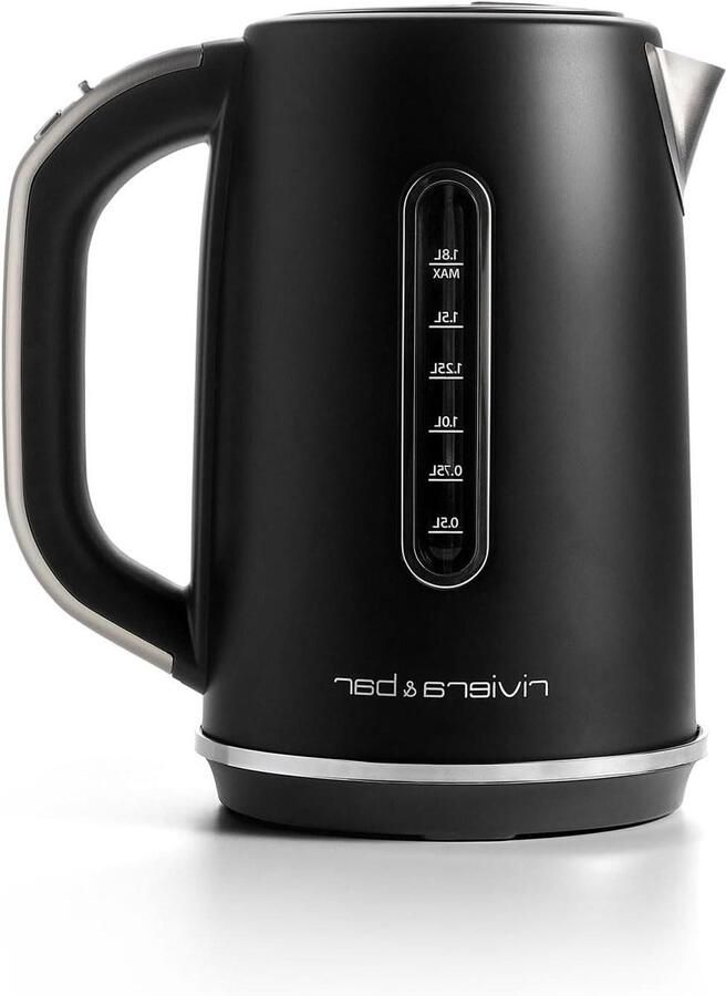 Waterkoker Roestvrij Staal Thee Waterkoker Dranken Bereiden Variabele Temperatuur 18 Liter Zwart