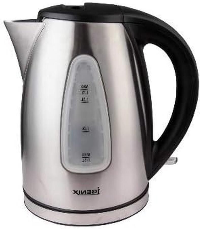 Waterkoker Roestvrij Staal Thee Waterkoker Snel Water Koken Droogkookbeveiliging 1.7 Liter Zilver