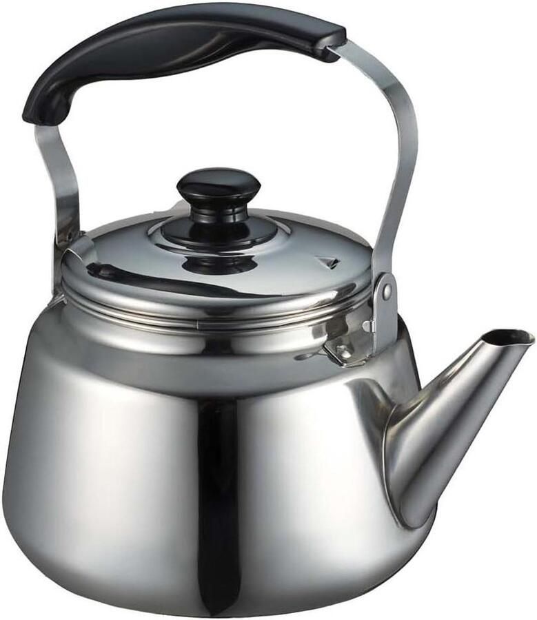 Waterkoker Roestvrij Staal Theepot Kookpan Water Koken Brede Mond 3.0L Rood