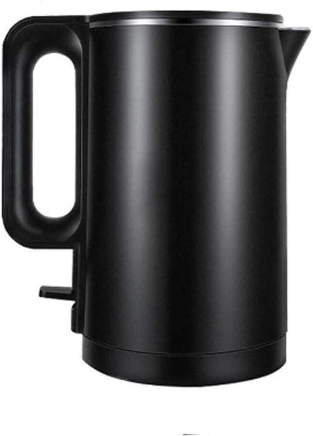 Waterkoker Roestvrij Staal Theepot Reisketel Snel Water Koken Dubbellaags Anti-Verbranding 1.8 Liter Wit