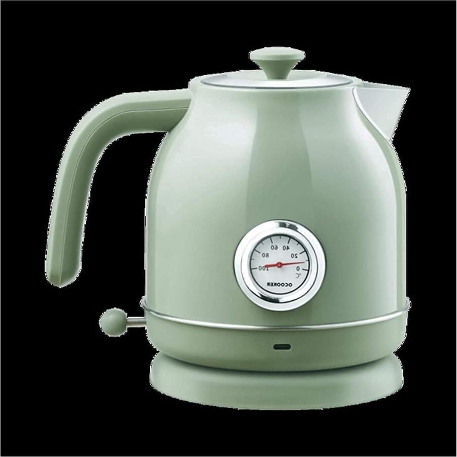 Waterkoker Roestvrijstaal Theepot Ketel Dranken Bereiden Temperatuurregeling 2 Liter Groen