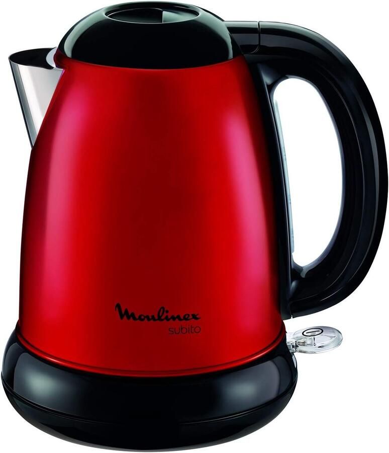 Waterkoker Roestvrijstaal Kookpot Water Koffie Thee Maken Verborgen Verwarmingselement 1.7 Liter Rood