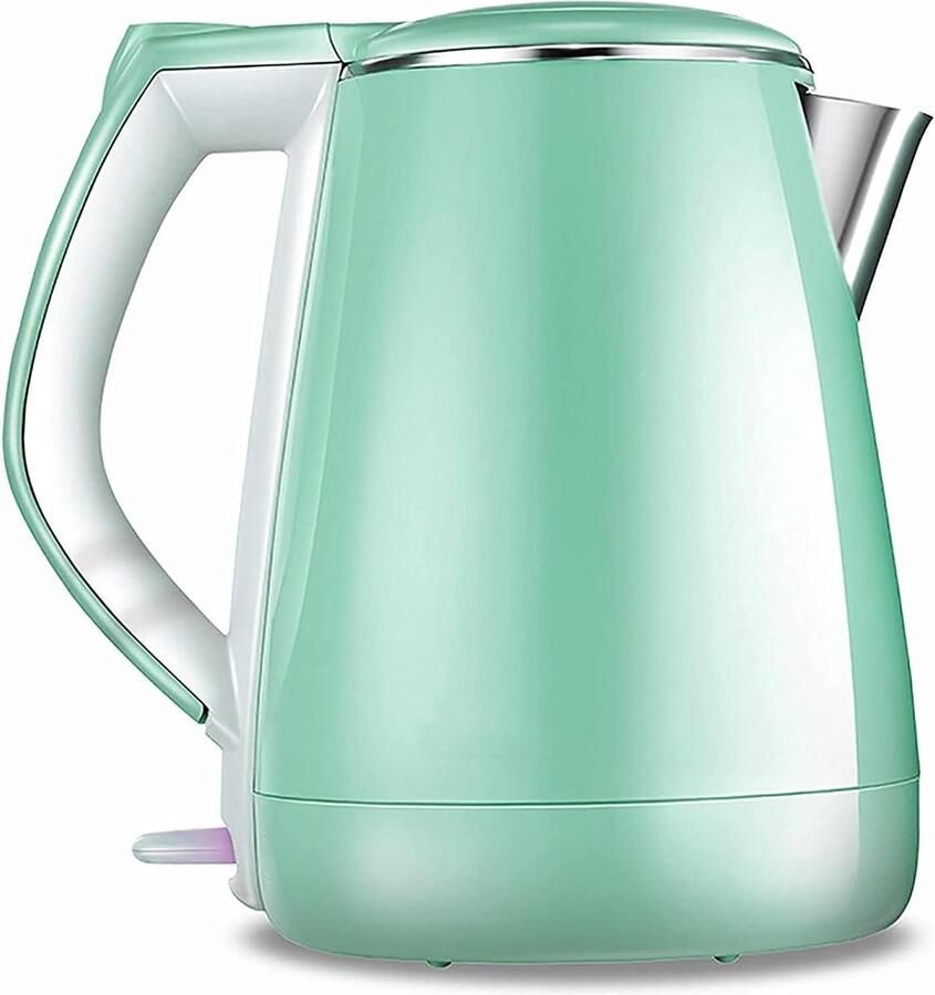 Waterkoker Roestvrijstaal Snelkokende Ketel Warme Dranken Maken Automatische Uitschakeling 1.7 Liter Groen