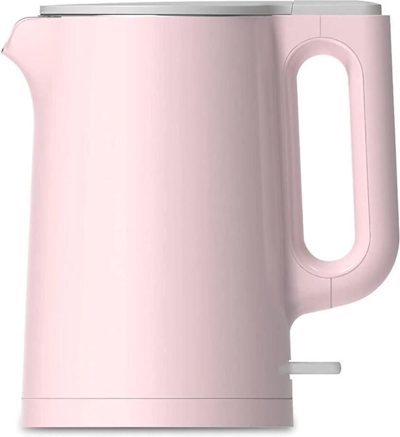 Waterkoker Roestvrijstaal Snelkoker Ketel Snel Water Koken Stil Koken Technologie 1.5 Liter Capaciteit Roze