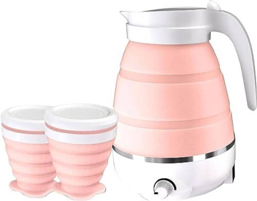 Waterkoker Roze Opvouwbare Waterkoker 0 6L 850W
