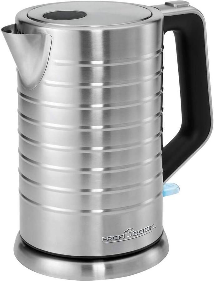 Elektrische Waterkoker RVS Waterkoker Warme Dranken Bereiden Éénhandig Veiligheidsdeksel 1.7 liter Zilver - Foto 2