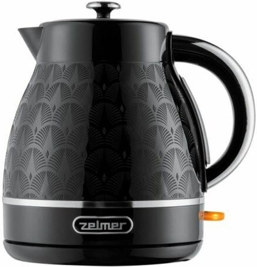 Waterkoker RVS 1.7 Liter – 2200W – Wit Zwart en Zilver