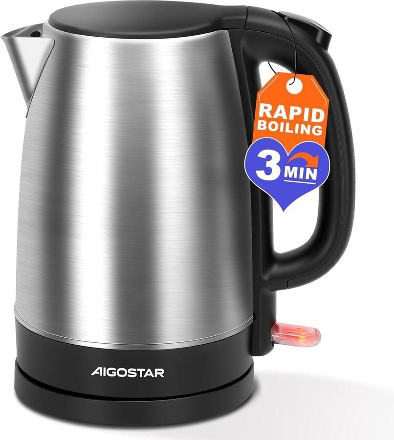 Waterkoker RVS 2200W Vermogen 1.7L Inhoud Voor Thuisgebruik