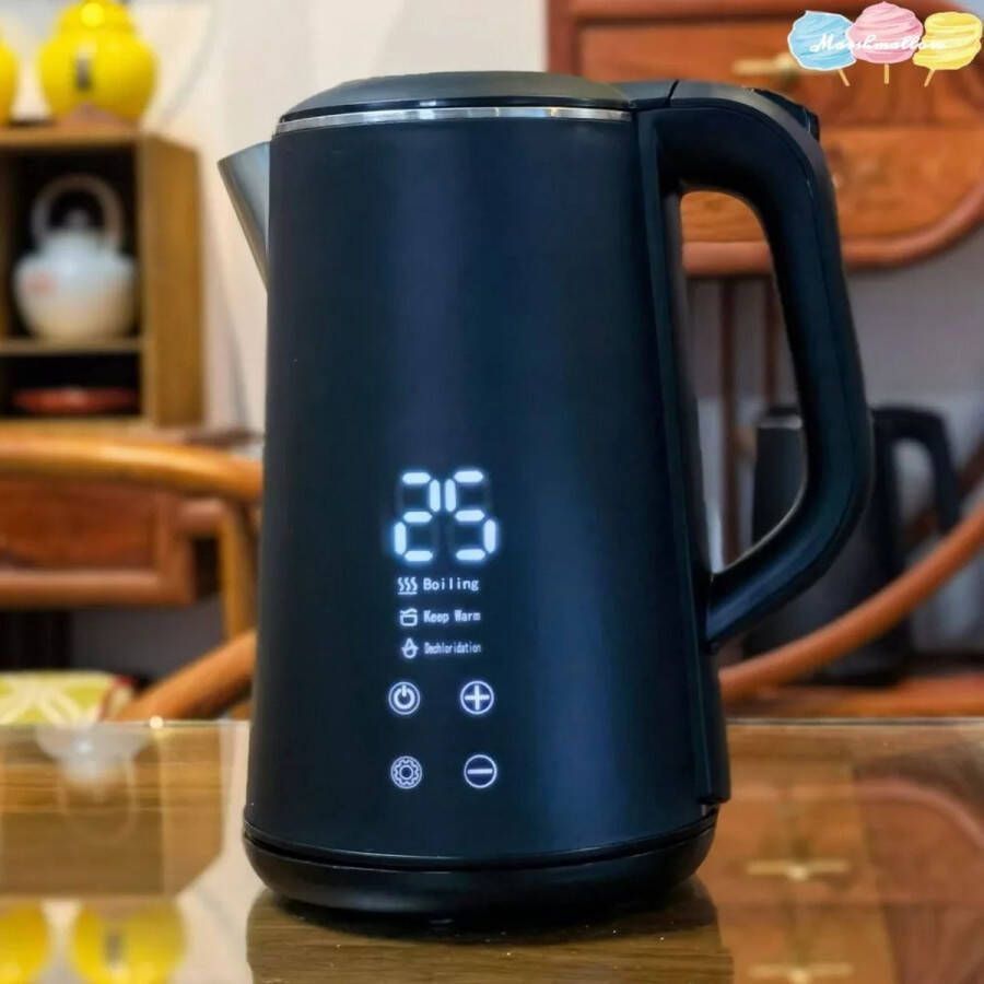 Waterkoker RVS 220V 1.6l Roestvrijstalen Waterkoker Multifunctionele Waterkoker Huishoudelijke Apparaat