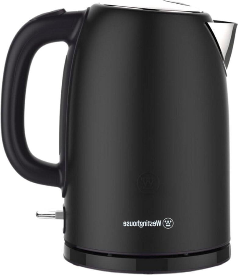 Waterkoker RVS Elektrische Ketel Snel Water Koken Geïntegreerd Kalkfilter 1.7 Liter Zwart