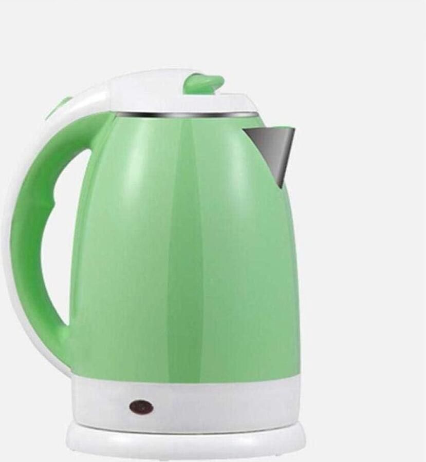 Waterkoker RVS Elektrische Koker Snel Water Koken Automatische Uitschakeling 2 Liter Groen