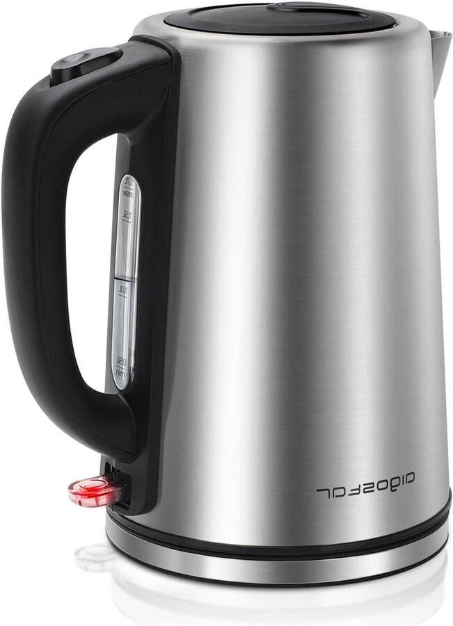 Waterkoker RVS Elektrische Waterkoker Snel Water Koken BPA-Vrij Ontwerp 1.7 Liter Zilver