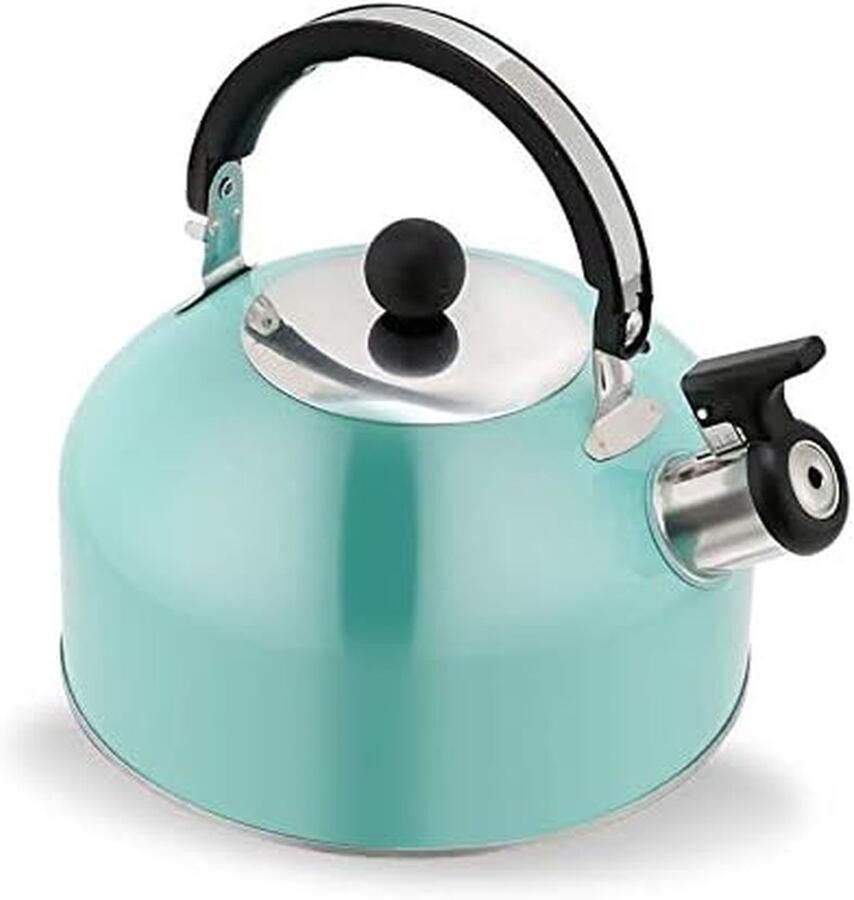 Waterkoker RVS Fluitketel Koken en verwarmen Universeel fornuis Grote capaciteit Rood