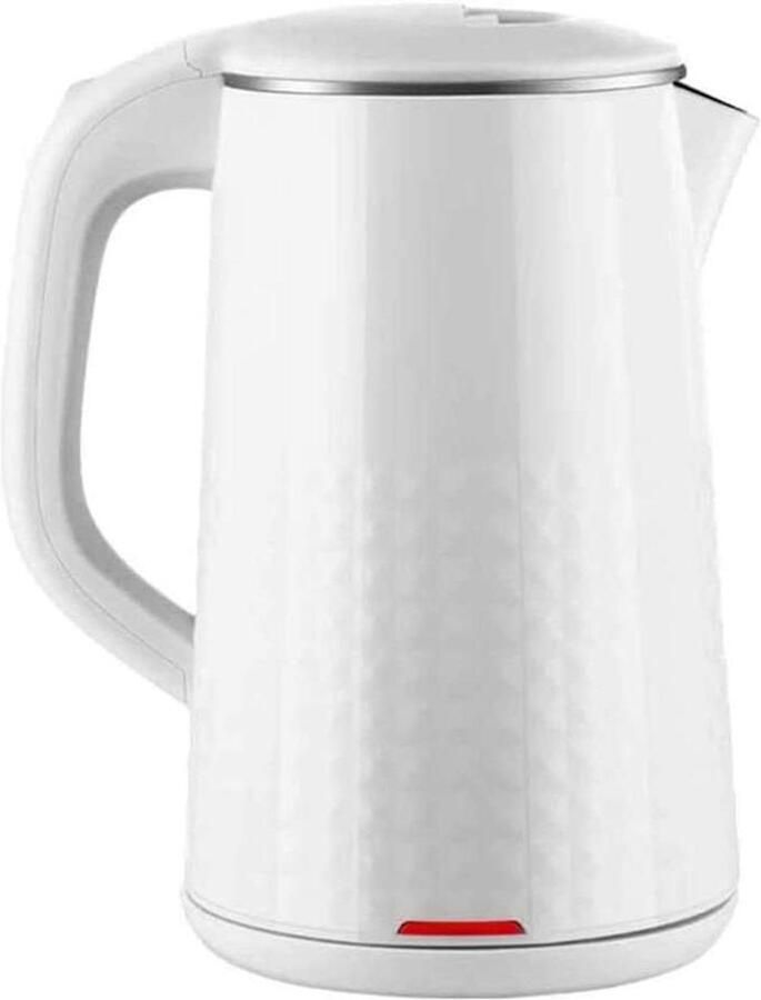Waterkoker RVS Heetwaterdispenser Snel Water Koken Dubbele Anti-Scalding 1.8 liter Wit