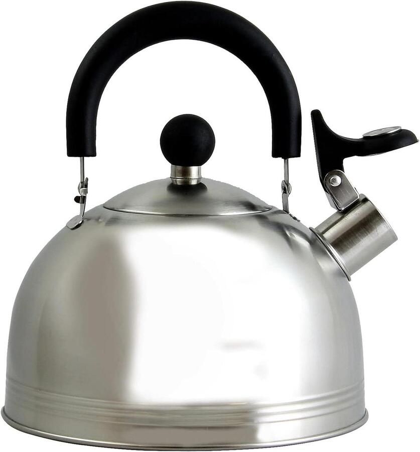 Waterkoker RVS Theeketel Fluitketel Water Koken Fluit Signaal 1.5 Liter Zilver