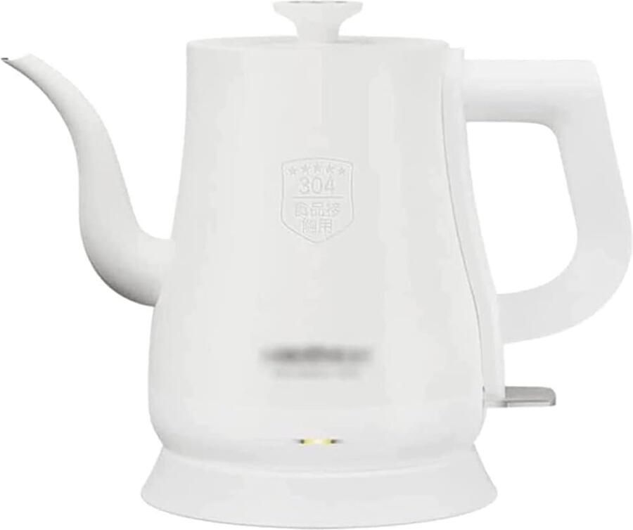Waterkoker RVS Theepot Boiler Snel Water Koken Zwanenhals Tuit 1 Liter Zwart