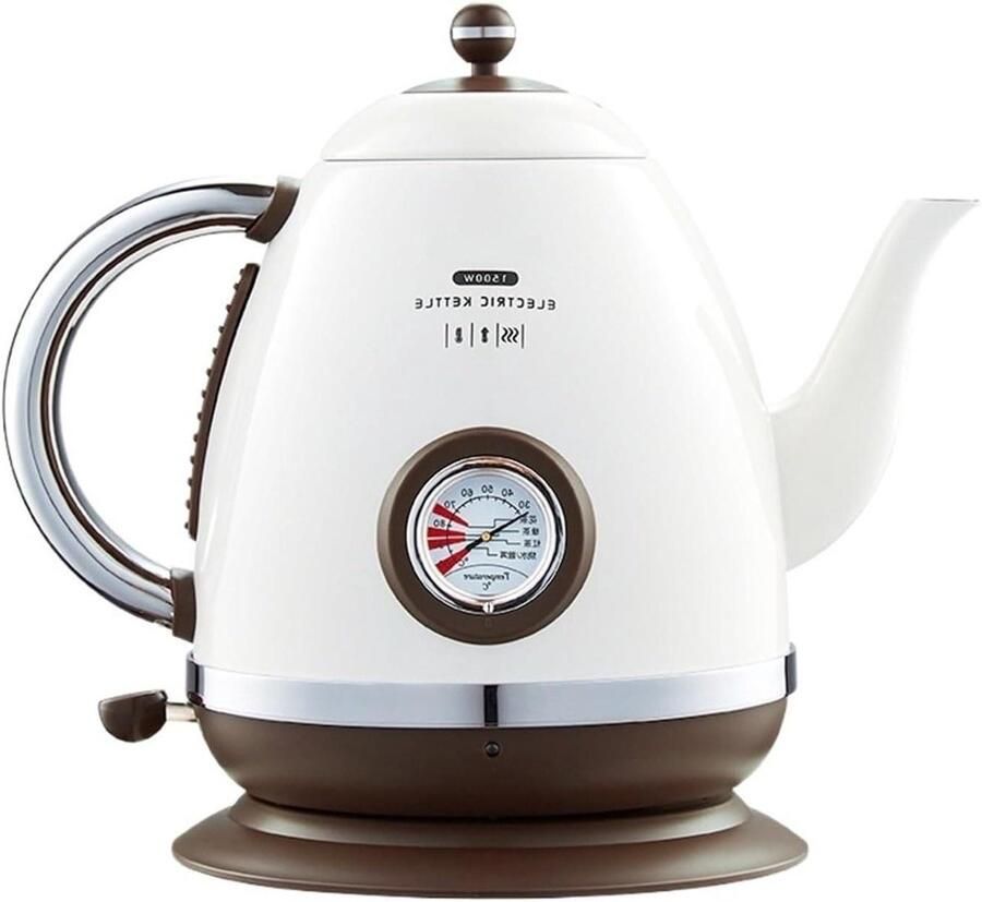 Waterkoker RVS Theepot Ketel Dranken Bereiden Temperatuurregeling 1.5L Groen