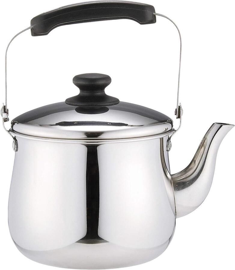 Waterkoker RVS Theepot Kook Heet Water Brede Opening 1.5 Liter Rood