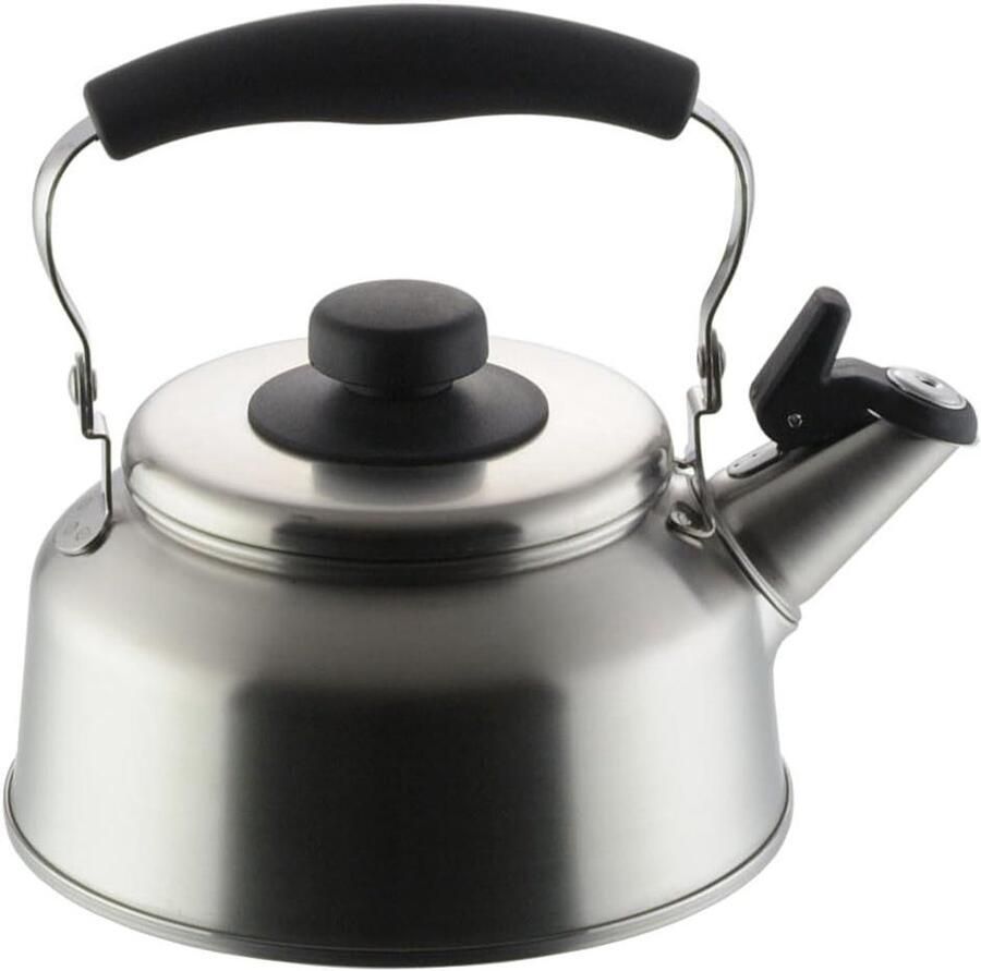 Waterkoker RVS Theepot Kookpan Water Koken Hittebestendige Handgreep 1.6 liter Zilver