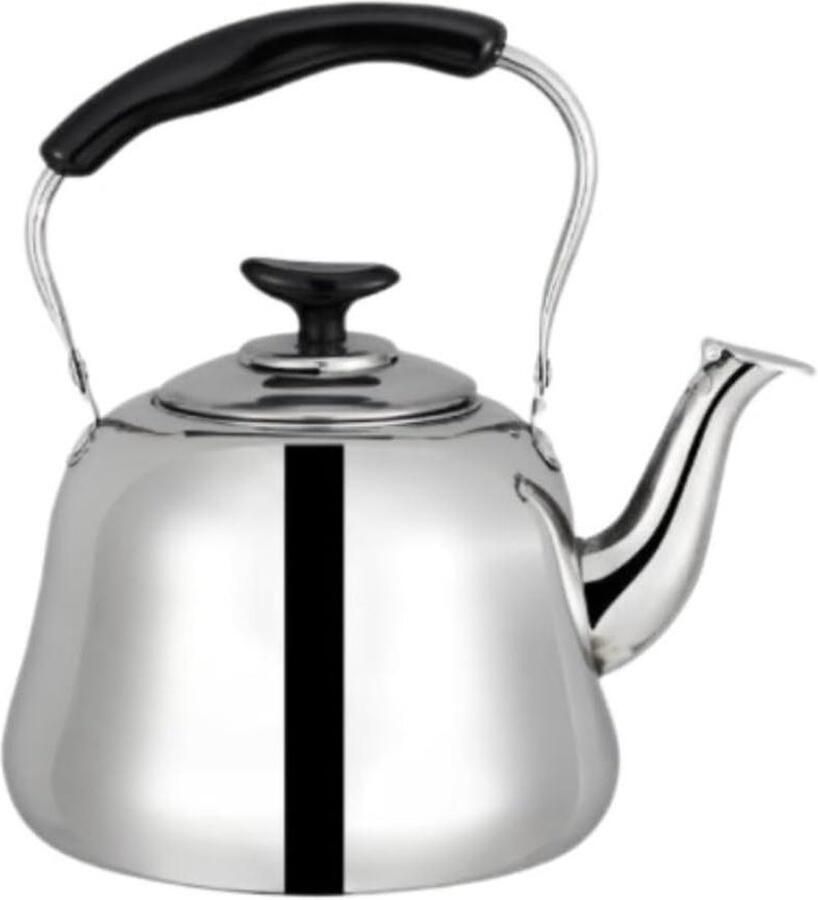 Waterkoker RVS Theepot Kookplaat Water Koken Fluitende Waterkoker 1.5L Blauw Zilver