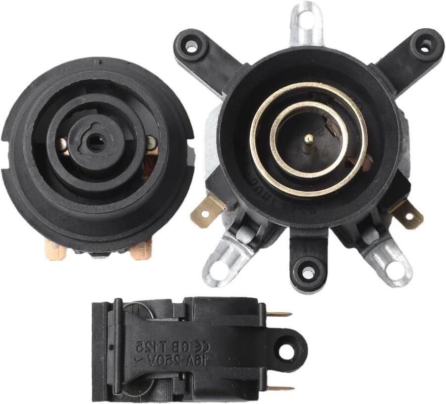 Waterkoker Schakelaar Set Thermostaat Connector Reparatie Onderdeel Waterkoker Repareren Praktische Driedelige Set
