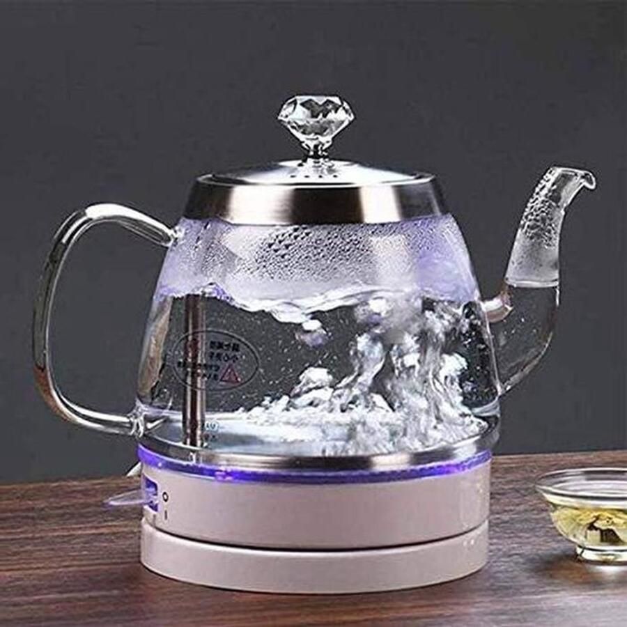 Waterkoker Snelkoker Drankjes Bereiden Automatische Uitschakeling 1 Liter Glas
