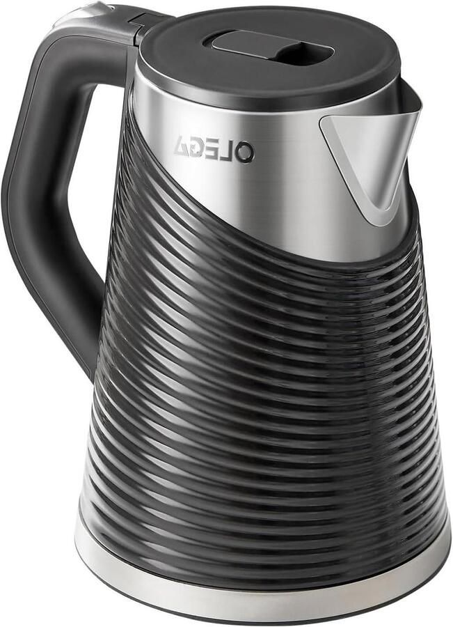 Waterkoker Snelkoker Heet Water Drankjes Maken Dubbele Wand Veilig 1.8 Liter Zwart