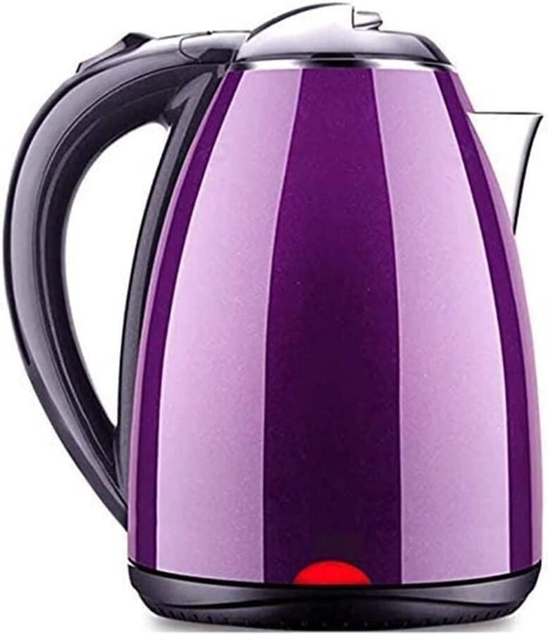 Elektrisch Waterkokers Snelkook Waterkoker Water Koken Dubbele Wand 1.8L Paars