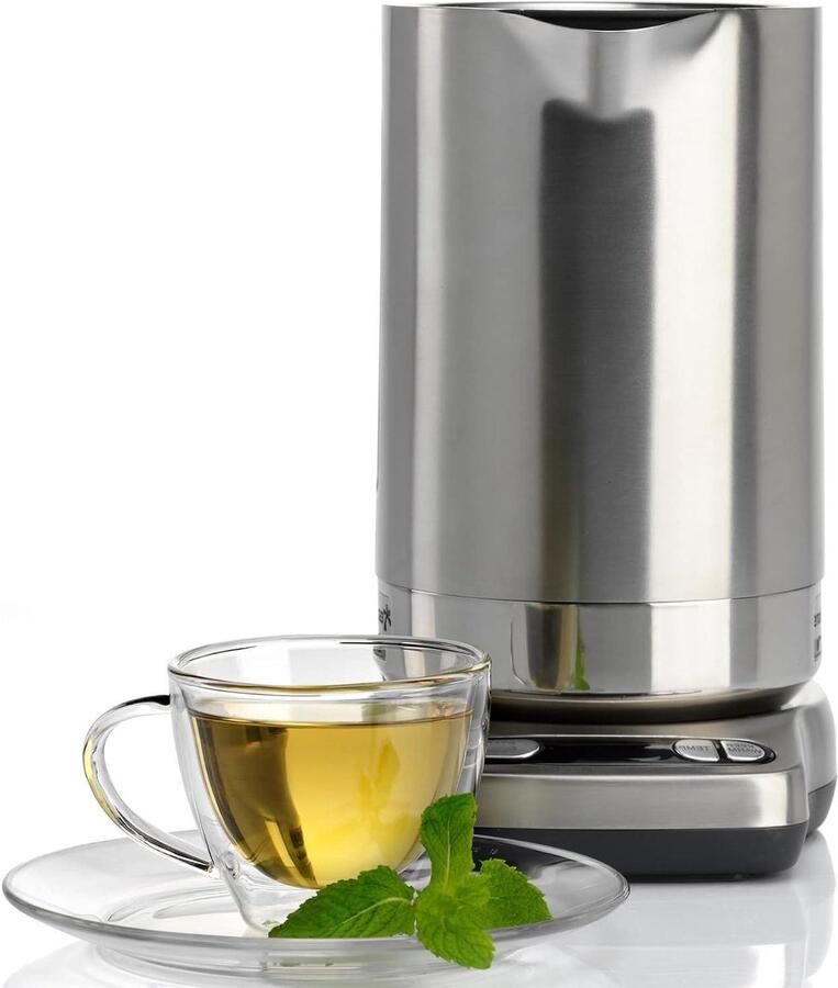 Waterkoker Stil Thee Waterkoker Thee Zetten 5 Temperatuur Opties 1.8 Liter Zilver