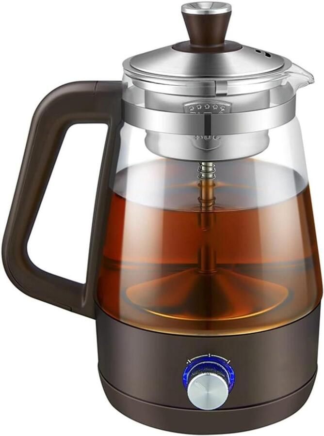 Waterkoker Temperatuurregeling Glazen Theepot Thee Zetten Warmhoudfunctie 1 Liter Glas