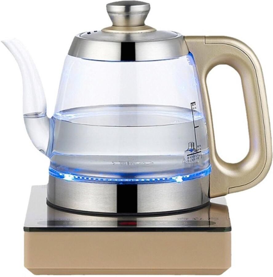 Waterkoker Temperatuurregeling Theepot Elektrisch Snel Water Koken Instelbare Temperatuur 1.0 Liter Glas