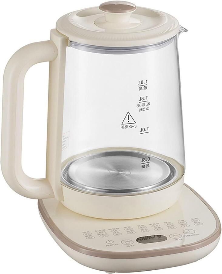 Waterkoker Thee Ketel Snel Water Koken Automatische Uitschakeling 1.8 Liter Gebroken Wit