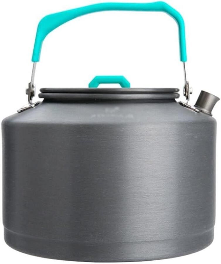 Waterkoker Theeketel Aluminium Water Koken Draagbaar Ontwerp 1.5 Liter Grijs
