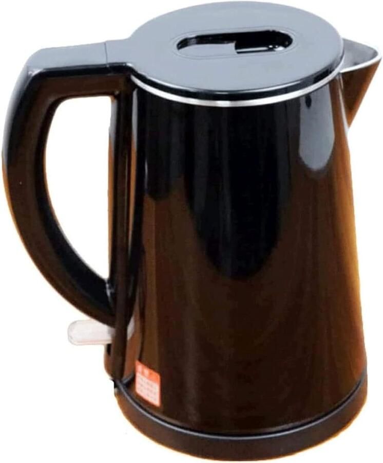 Waterkoker Theeketel Warmwaterboiler Snel Water Koken Dubbelwandig Roestvrij Staal 1 Liter Wit