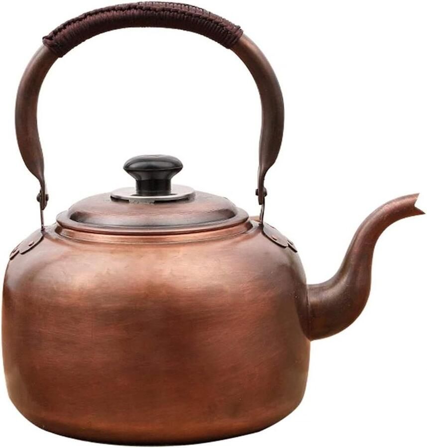 Waterkoker Theemaker Grote Ketel Warme Dranken Maken Ergonomisch Houten Handvat 3 Liter Licht Paars