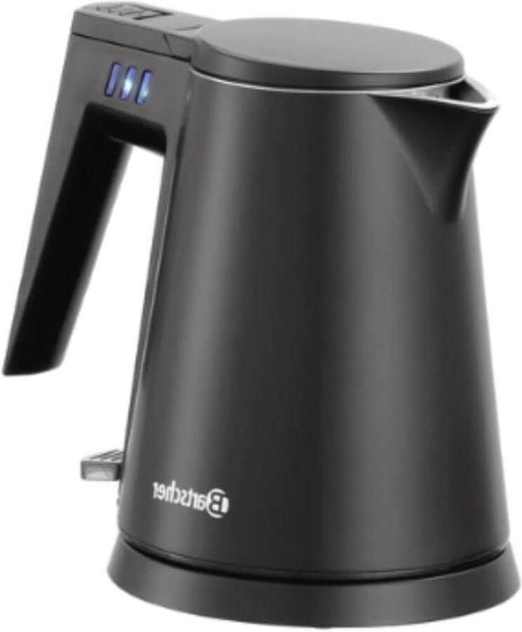 Waterkoker Theepot Elektrisch Warme Dranken Maken Dubbelwandig 0.6 Liter Zwart