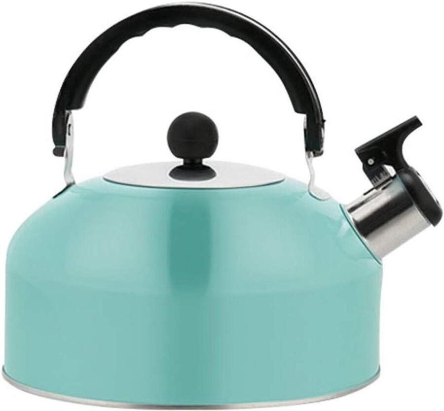 Waterkoker Theepot fluitketel Water koken Automatische tuitklep 2 liter Hemelsblauw