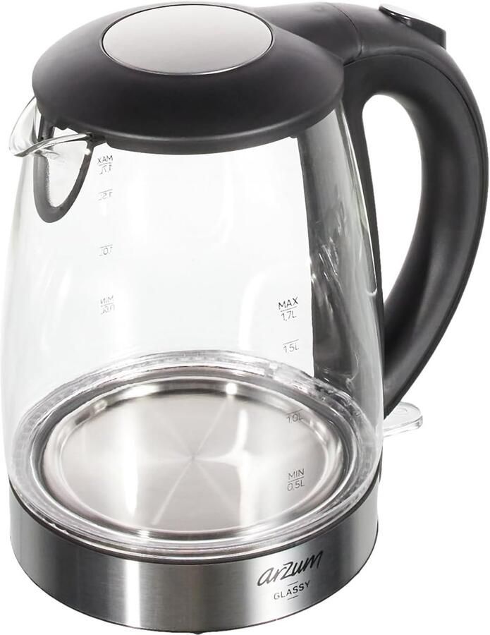 Waterkoker Theepot Ketel Snel Water Koken Automatische Uitschakeling 17 Liter Zwart