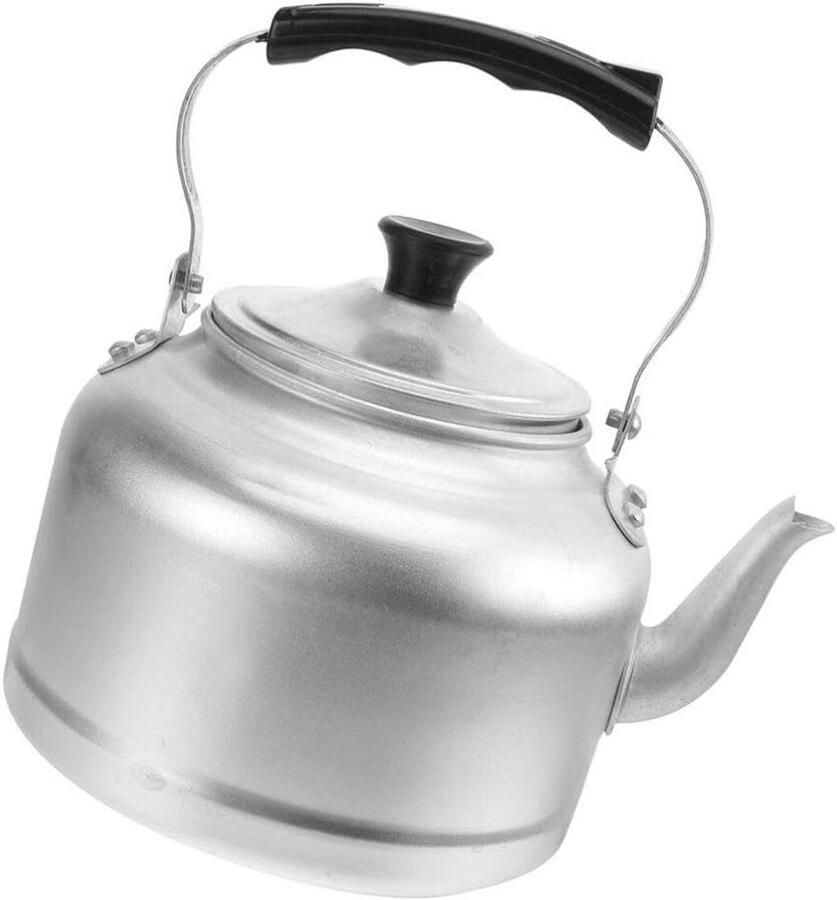 Waterkoker Theepot Ketel Water Koken Hittebestendige Bodem 6 Liter Zilver