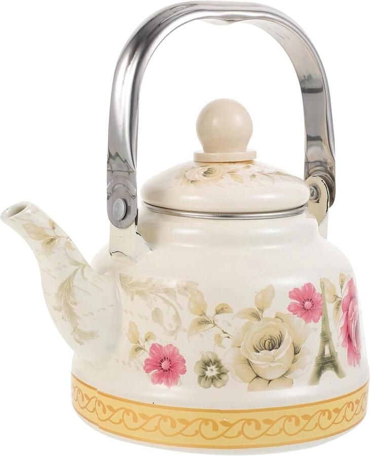 Waterkoker Theepot Koffiekan Water Koken Antislipt Handvat 1.5 Liter Gekleurd