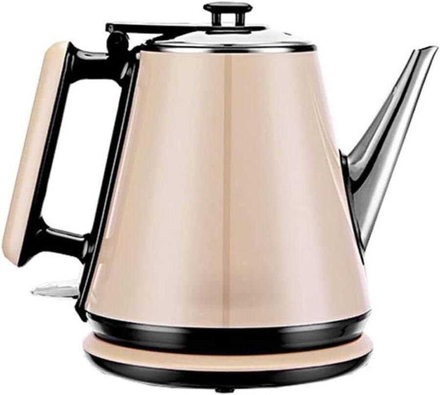 Waterkoker Theepot Koffiepot Water Verwarmen Automatische Uitschakeling 1 Liter Zilver