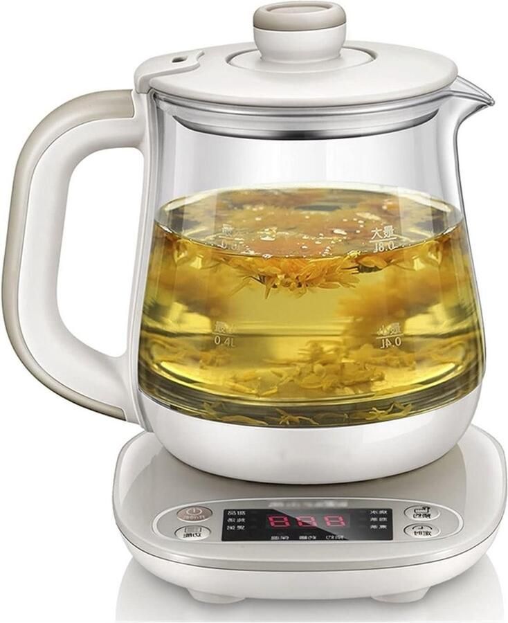 Waterkoker Theepot Kooktoestel Water Koken Automatische Gezondheid 0.8 Liter Wit