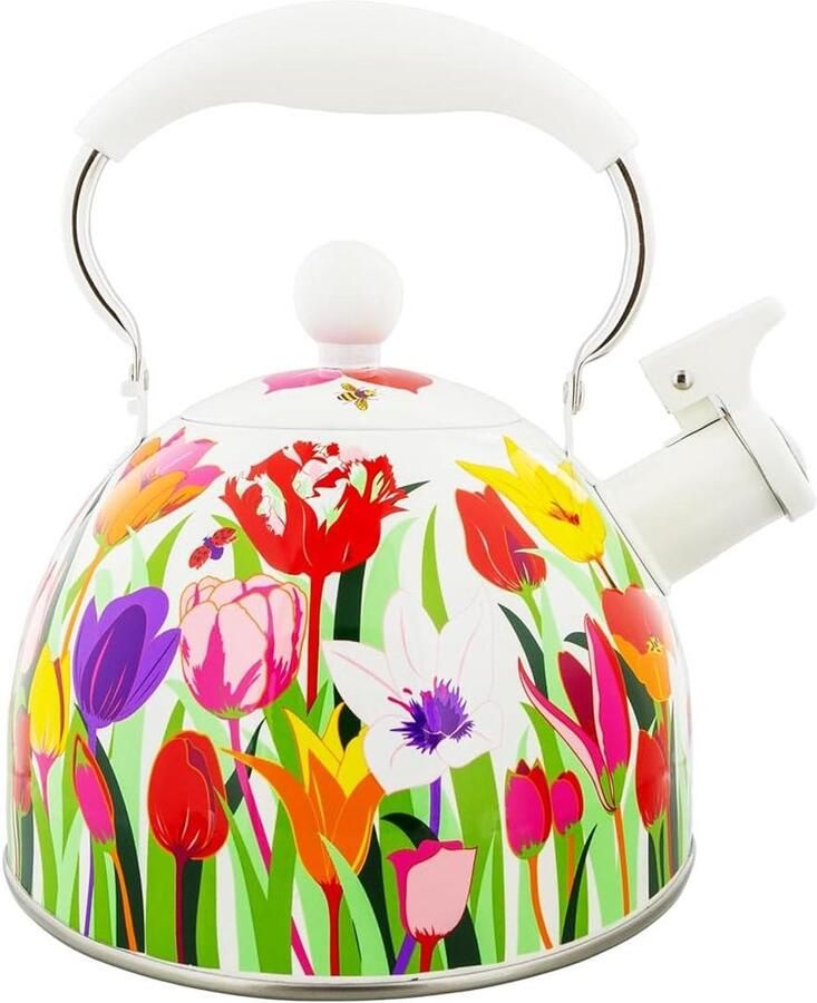 Waterkoker Theepot Thee Zetten Fluitend Water 18 Liter Tulpen