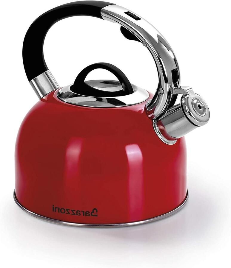 Waterkoker Theepot Water Koken Geïntegreerde Fluit 2.5 Liter Rood Glanzend