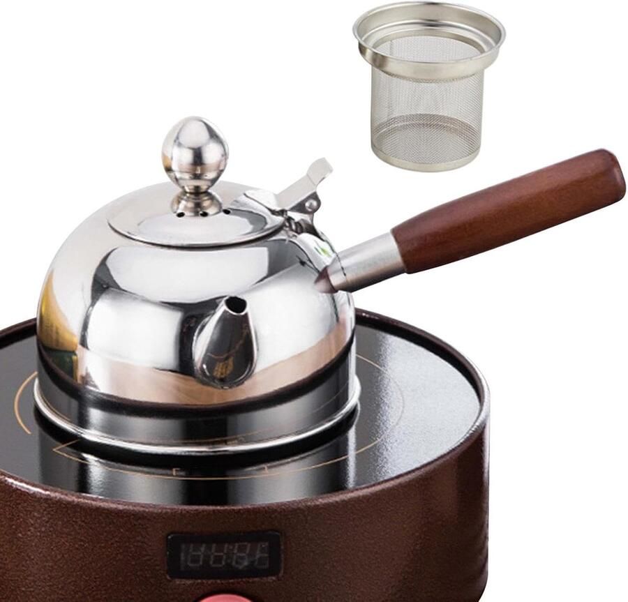 Waterkoker Theepot Water Koken Met Theezeef 680 ml Natuurlijk