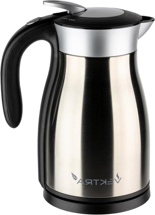 Waterkoker Thermoskan Dubbelwandig RVS Warm Water Houden Vacuüm Isolatie 17 Liter Geborsteld Staal